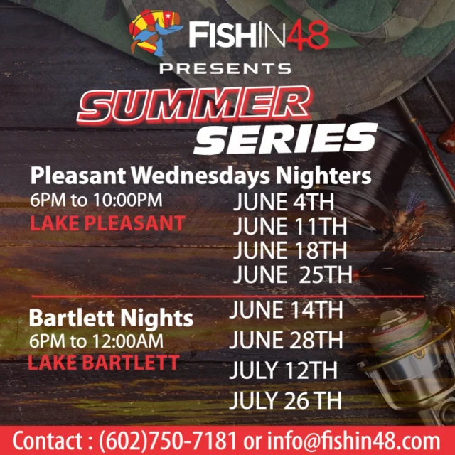 Starts up next week! Registration is open. Can pay cash at lake with no late fee