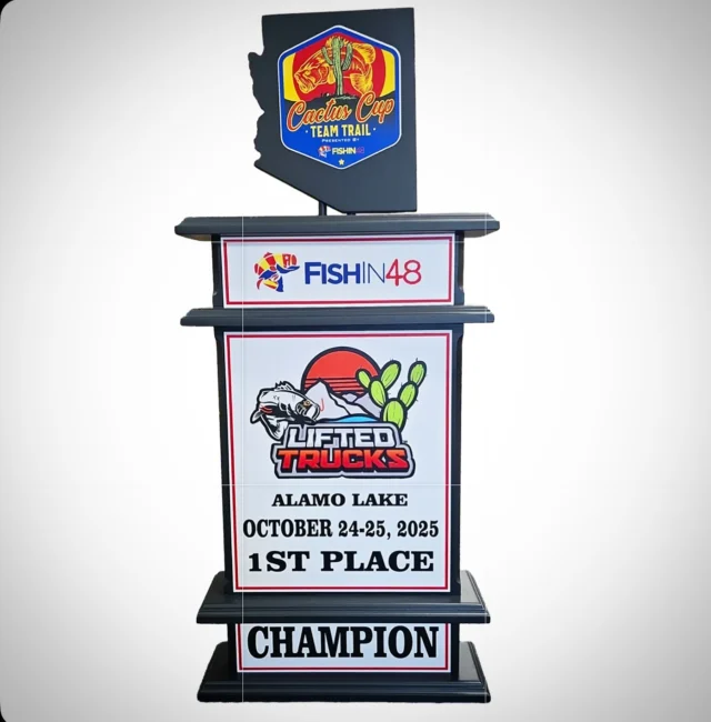 Trophies for the Cactus Cup Championship are done!